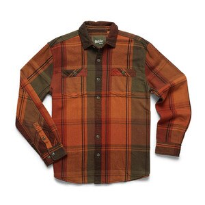 Howler Brothers Rodanthe Blanket Flannel Shirt Men's in Killian Plaid Hot Horizon